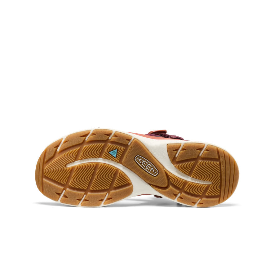 Keen Women's Leiki Open-Toe Sandal Fig/Burnt Brick