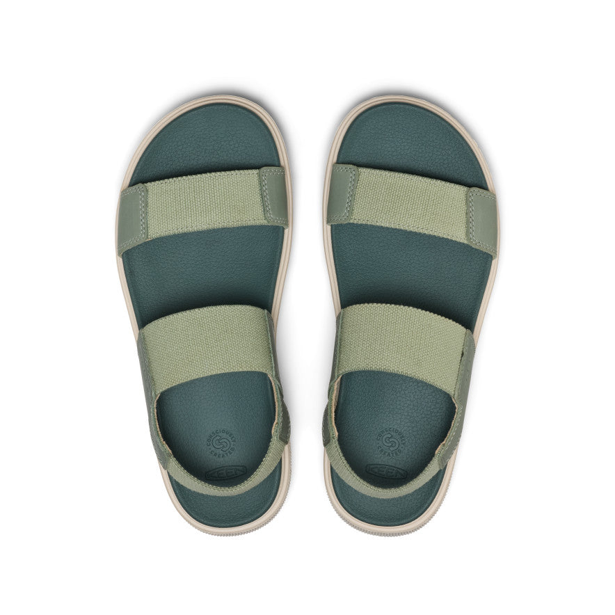 Keen Women's Elle Mila Backstrap Sandal Lily Pad/Dark Forest