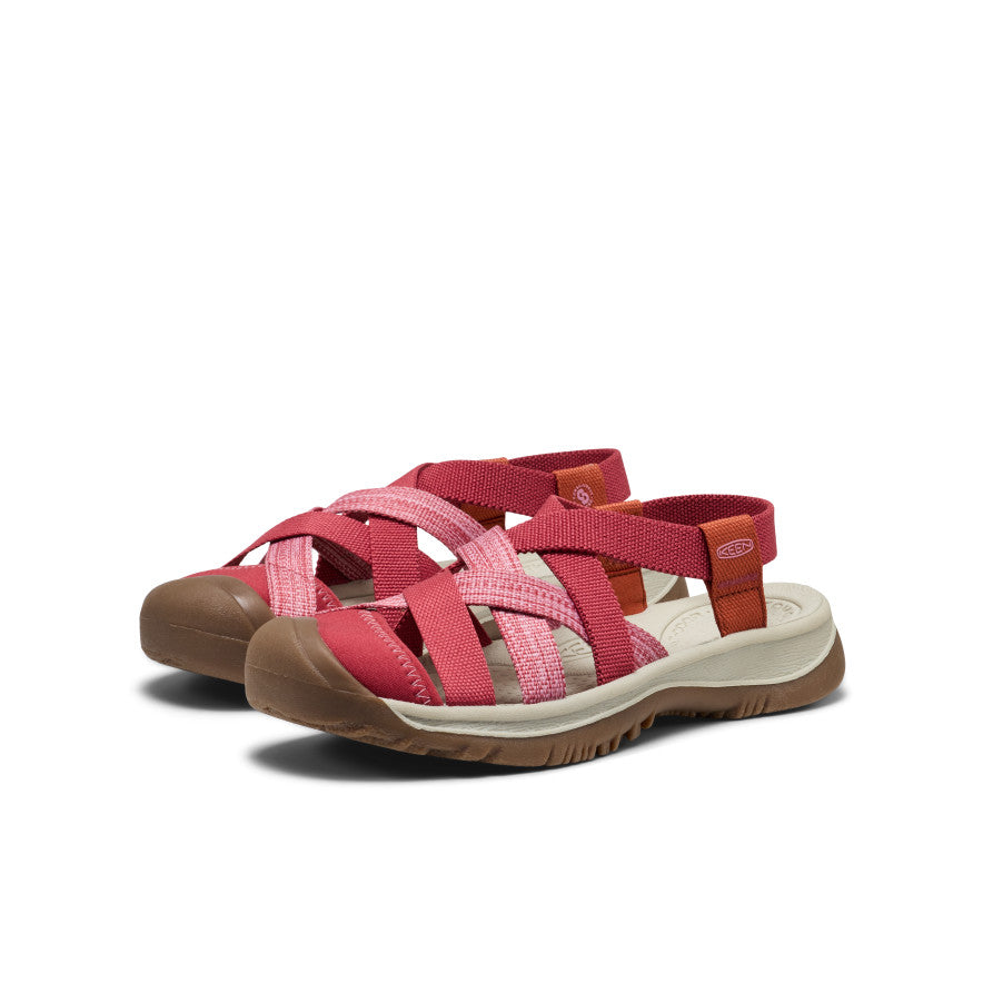 Keen Women's Whisper Lattice Sandal Garnet/Burnt Brick