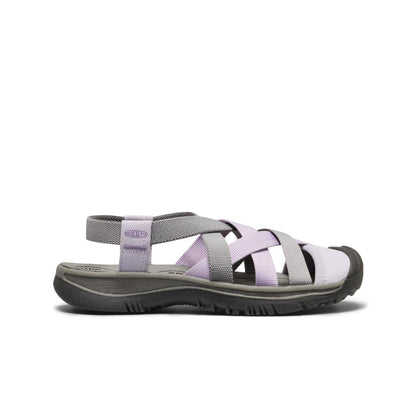 Keen Women's Whisper Lattice Sandal Alloy/Thistle