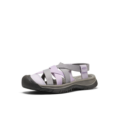 Keen Women's Whisper Lattice Sandal Alloy/Thistle