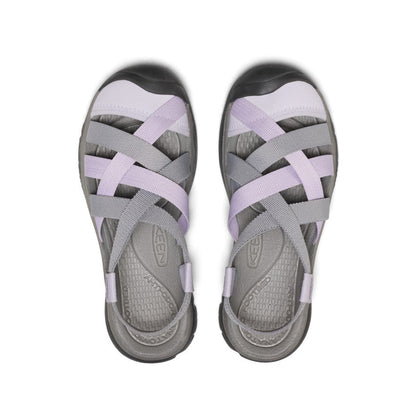 Keen Women's Whisper Lattice Sandal Alloy/Thistle