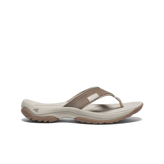 Keen Women's Kona Leather Flip-Flop Brindle/Silver Birch