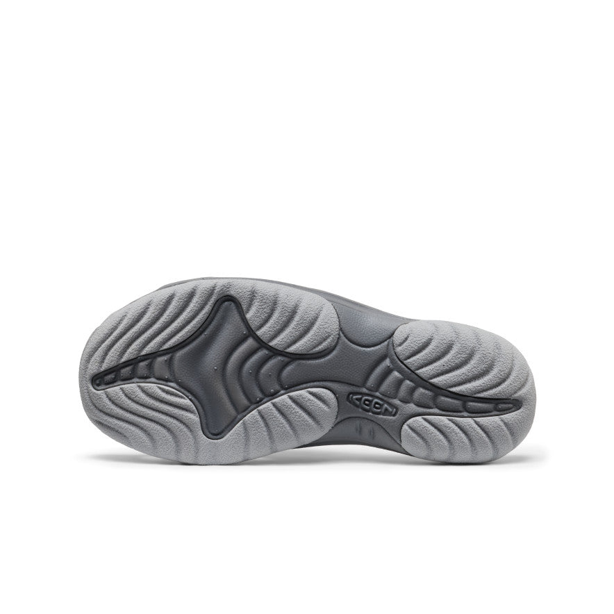 Keen Women's Bali Leather Slide Sandal Lily Pad/Steel Grey