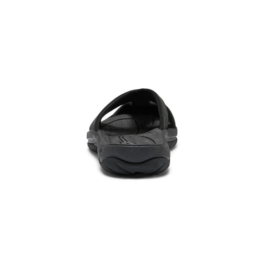 Keen Women's Bali Leather Slide Sandal Black/Black