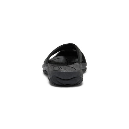 Keen Women's Bali Leather Slide Sandal Black/Black