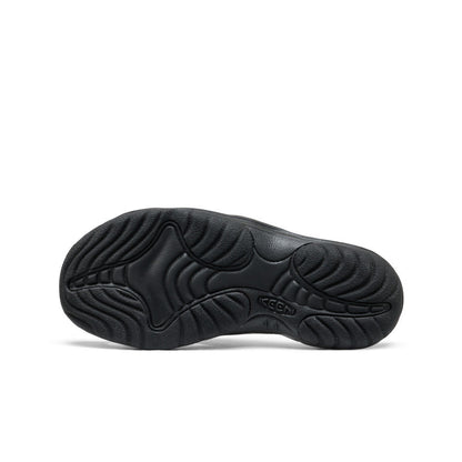 Keen Women's Bali Leather Slide Sandal Black/Black