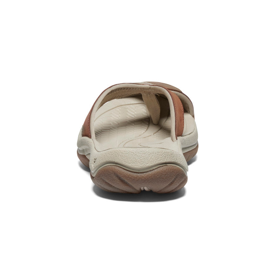 Keen Women's Waimea Leather Flip-Flop Sorrel Horse/Plaza Taupe