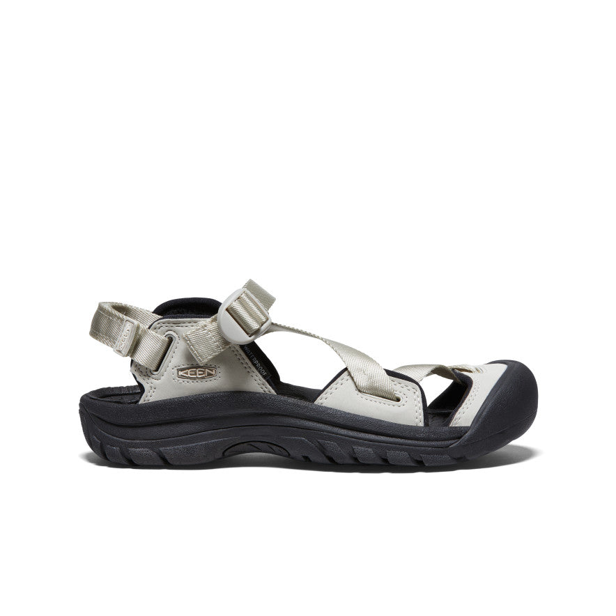 Keen Women's Zerraport II Sandal Silver Birch/Black