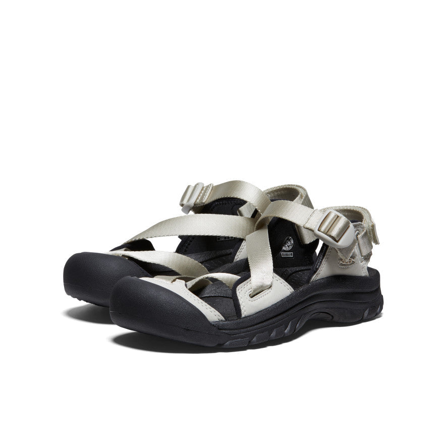 Keen Women's Zerraport II Sandal Silver Birch/Black