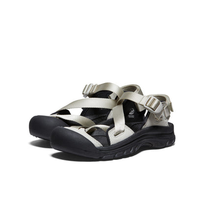 Keen Women's Zerraport II Sandal Silver Birch/Black