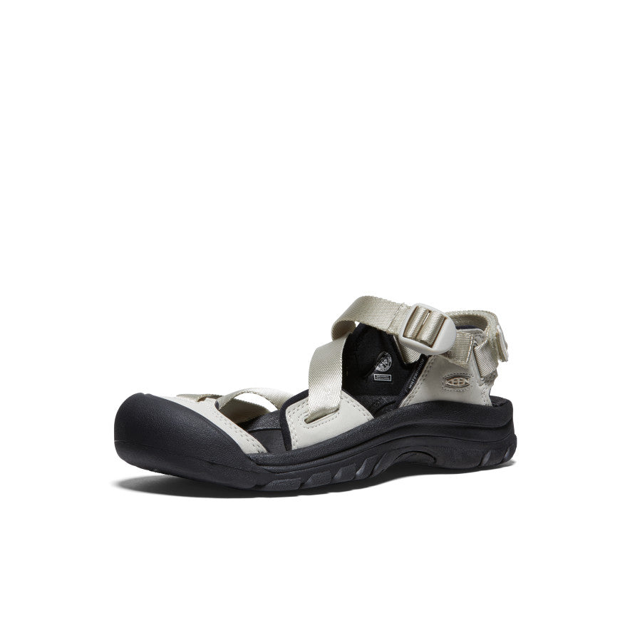 Keen Women's Zerraport II Sandal Silver Birch/Black