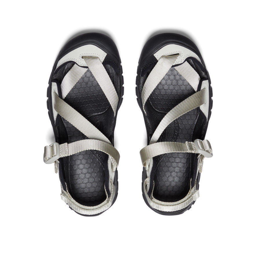 Keen Women's Zerraport II Sandal Silver Birch/Black