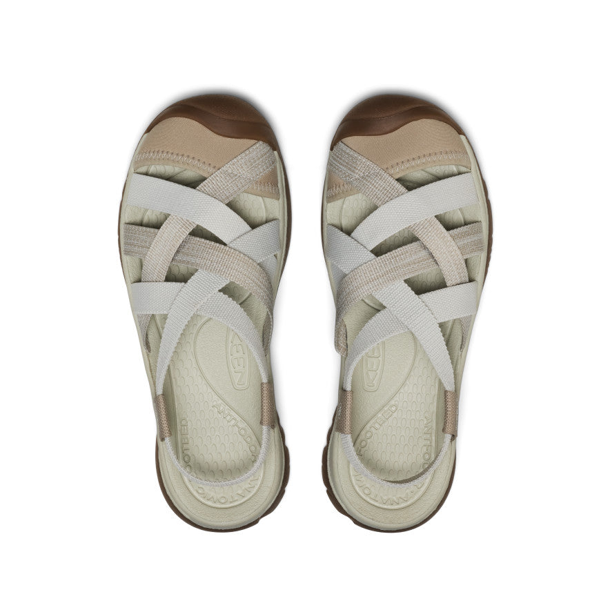 Keen Women's Whisper Lattice Sandal Plaza Taupe/Silver Birch