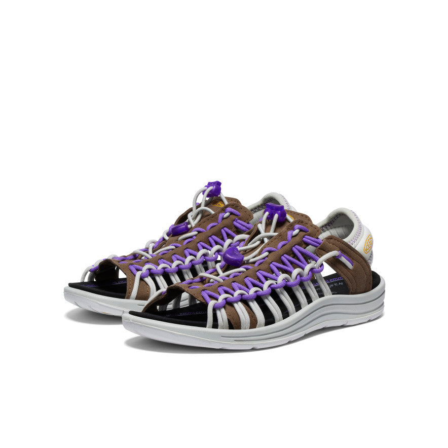 Keen Women's UNEEK II Open Toe x emmi Dark Earth/Tillandsia Purple