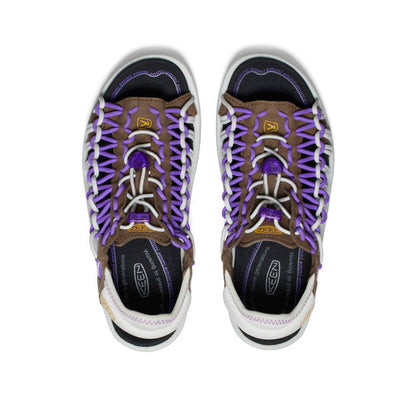 Keen Women's UNEEK II Open Toe x emmi Dark Earth/Tillandsia Purple