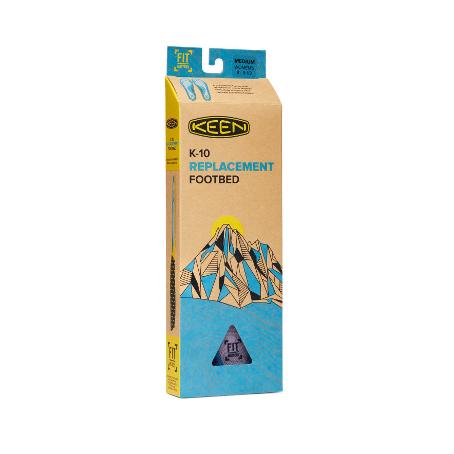 Keen Women's Outdoor K-10 Replacement Insole Ocean Blue