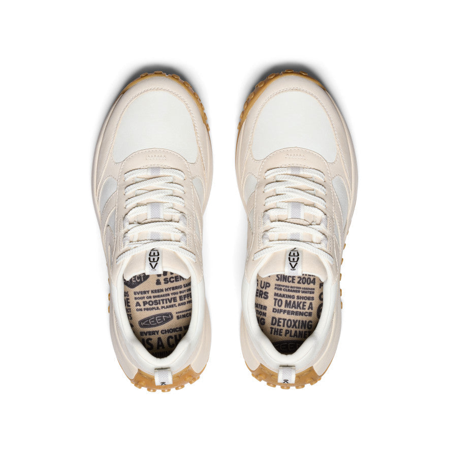 Keen Women's KS86 Leather Sneaker Birch/Star White