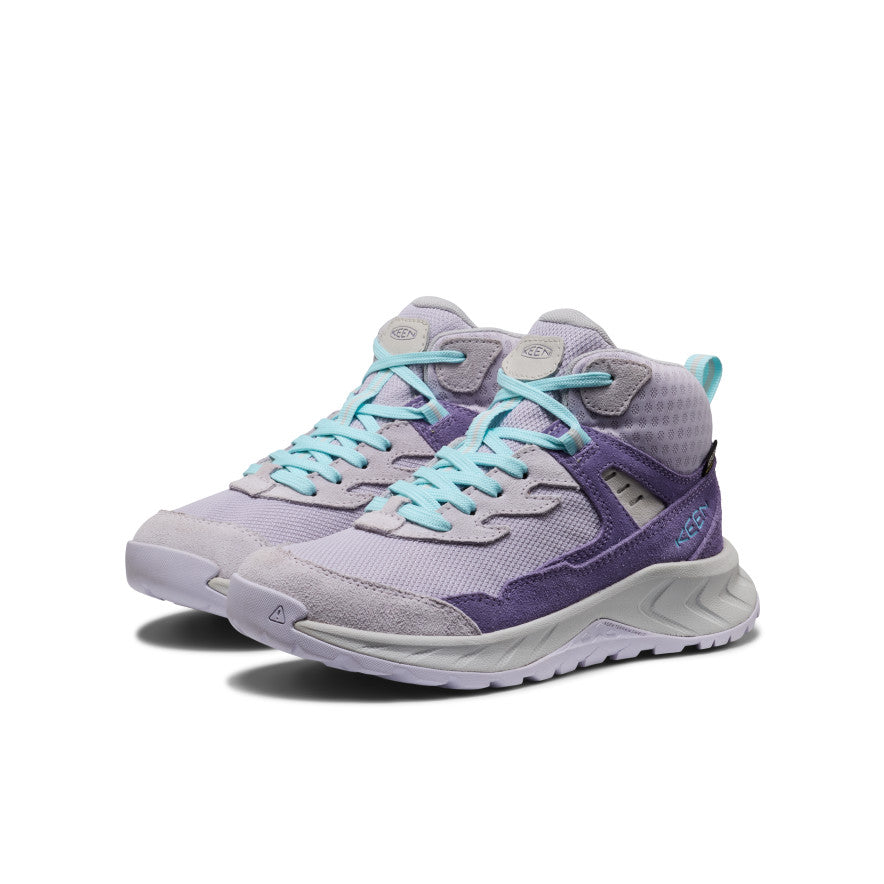 Keen Big Kids' Hightrail Waterproof Hiking Boot Purple Haze/Thistle