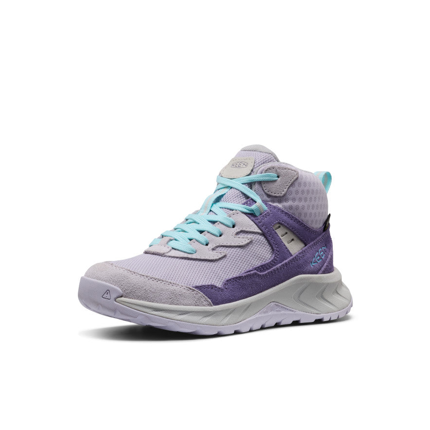 Keen Big Kids' Hightrail Waterproof Hiking Boot Purple Haze/Thistle
