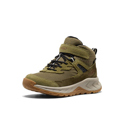 Keen Little Kids' Hightrail Waterproof Hiking Boot Dark Olive/Martini Olive