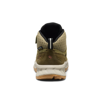 Keen Little Kids' Hightrail Waterproof Hiking Boot Dark Olive/Martini Olive