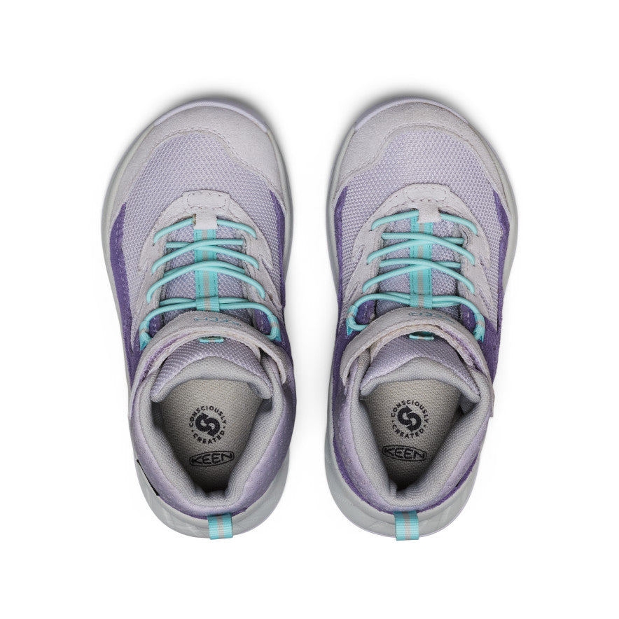Keen Little Kids' Hightrail Waterproof Hiking Boot Purple Haze/Thistle