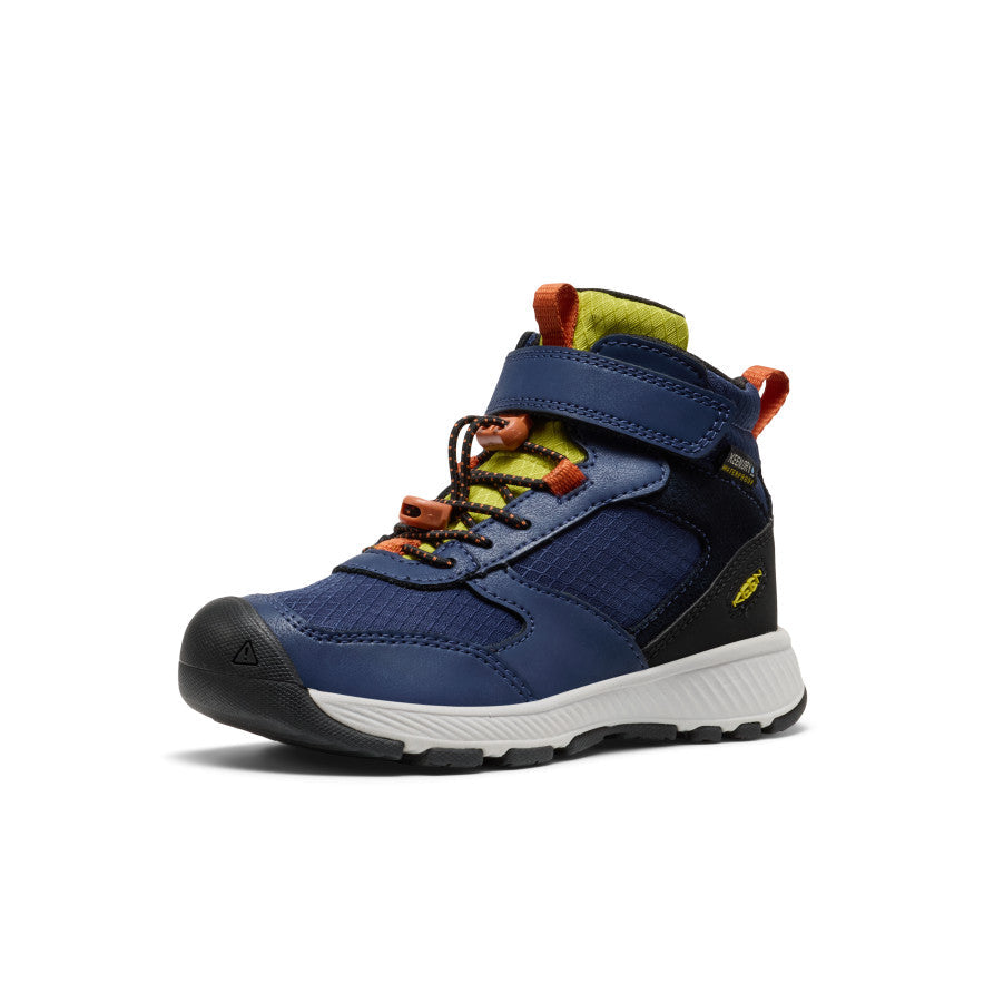Keen Little Kids' Skua Waterproof Boot Naval Academy/Rogue Green