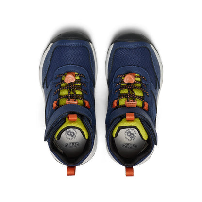 Keen Little Kids' Skua Waterproof Boot Naval Academy/Rogue Green