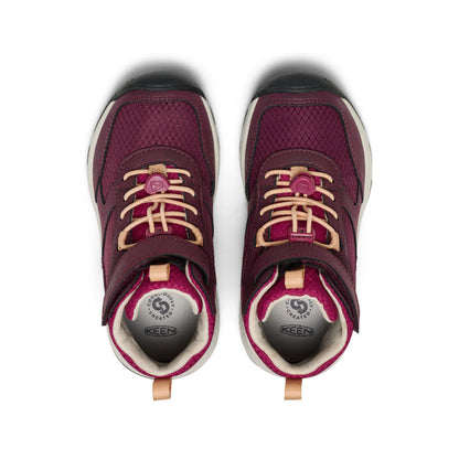 Keen Little Kids' Skua Waterproof Boot Fig/Peach Fuzz