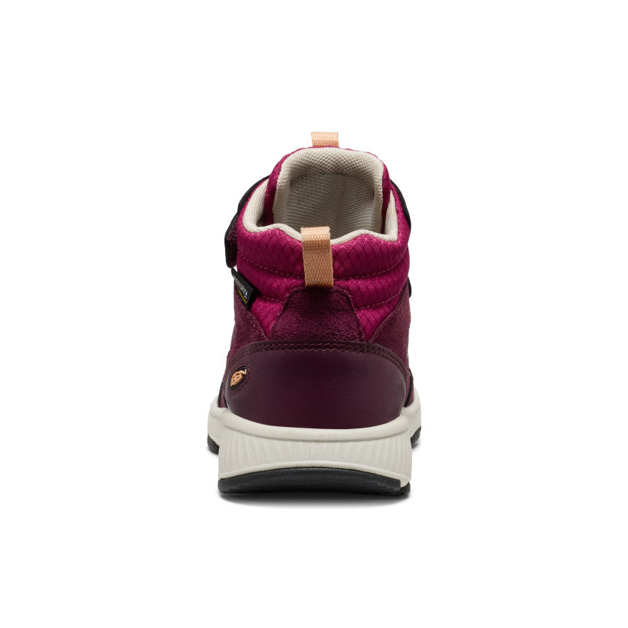 Keen Little Kids' Skua Waterproof Boot Fig/Peach Fuzz