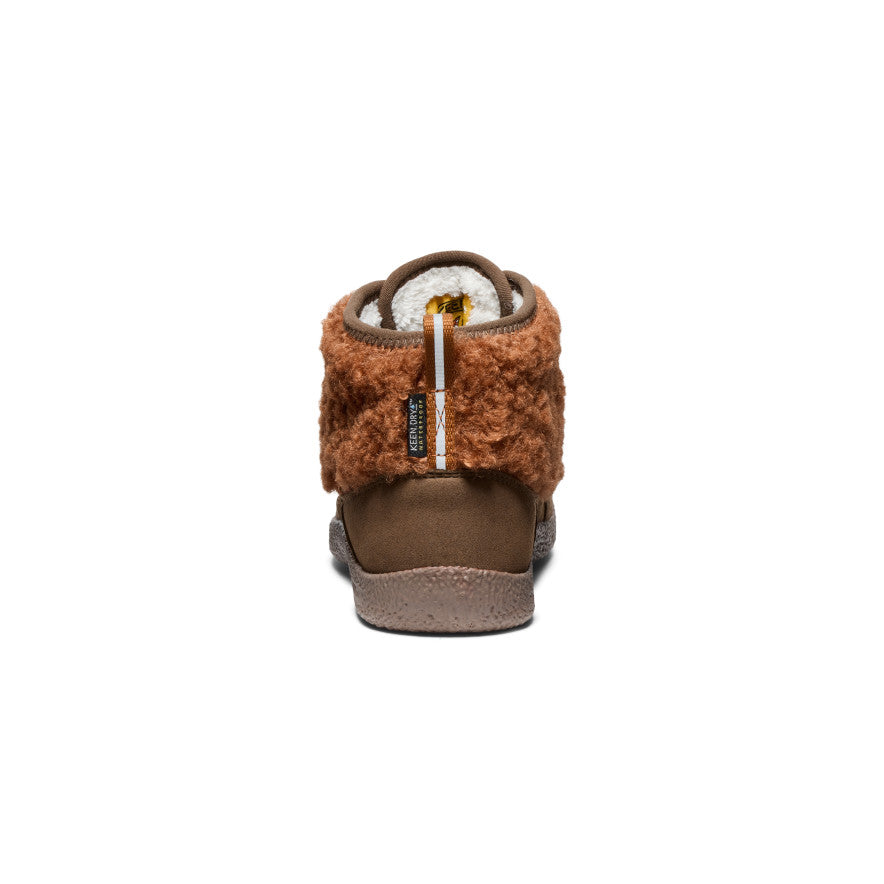 Keen Big Kids' Howser II Waterproof Chukka Roasted Pecan/Dark Earth