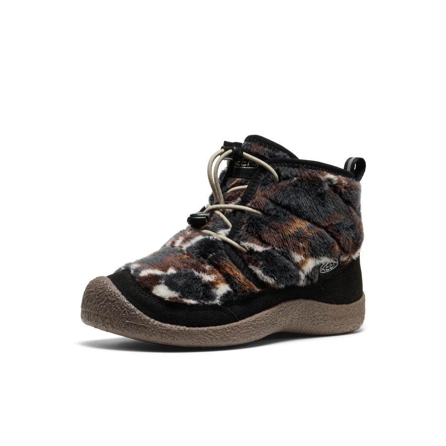 Keen Big Kids' Howser II Waterproof Chukka Black/Star White