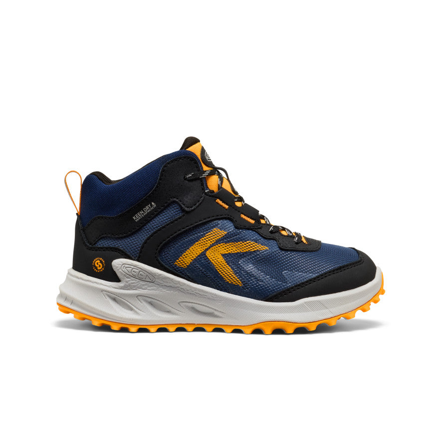 Keen Big Kids' Zionic Waterproof Boot Naval Academy/Bright Marigold