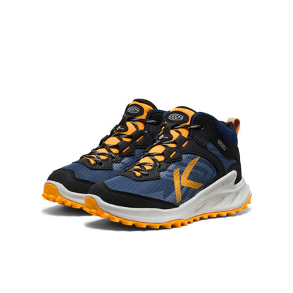 Keen Big Kids' Zionic Waterproof Boot Naval Academy/Bright Marigold