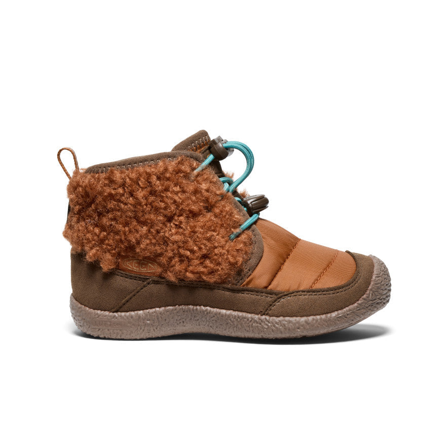 Keen Little Kids' Howser II Waterproof Chukka Roasted Pecan/Dark Earth
