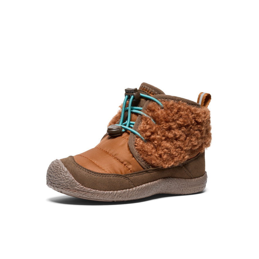 Keen Little Kids' Howser II Waterproof Chukka Roasted Pecan/Dark Earth