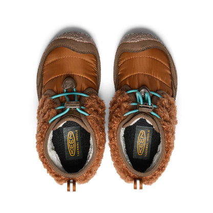 Keen Little Kids' Howser II Waterproof Chukka Roasted Pecan/Dark Earth