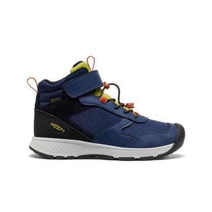 Keen Big Kids' Skua Waterproof Boot Naval Academy/Rogue Green