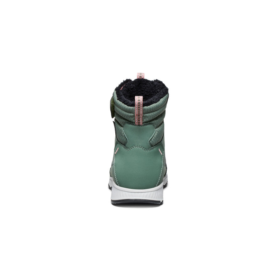 Keen Big Kids' Skua Waterproof Winter Boot Dark Forest/Rose Elegance