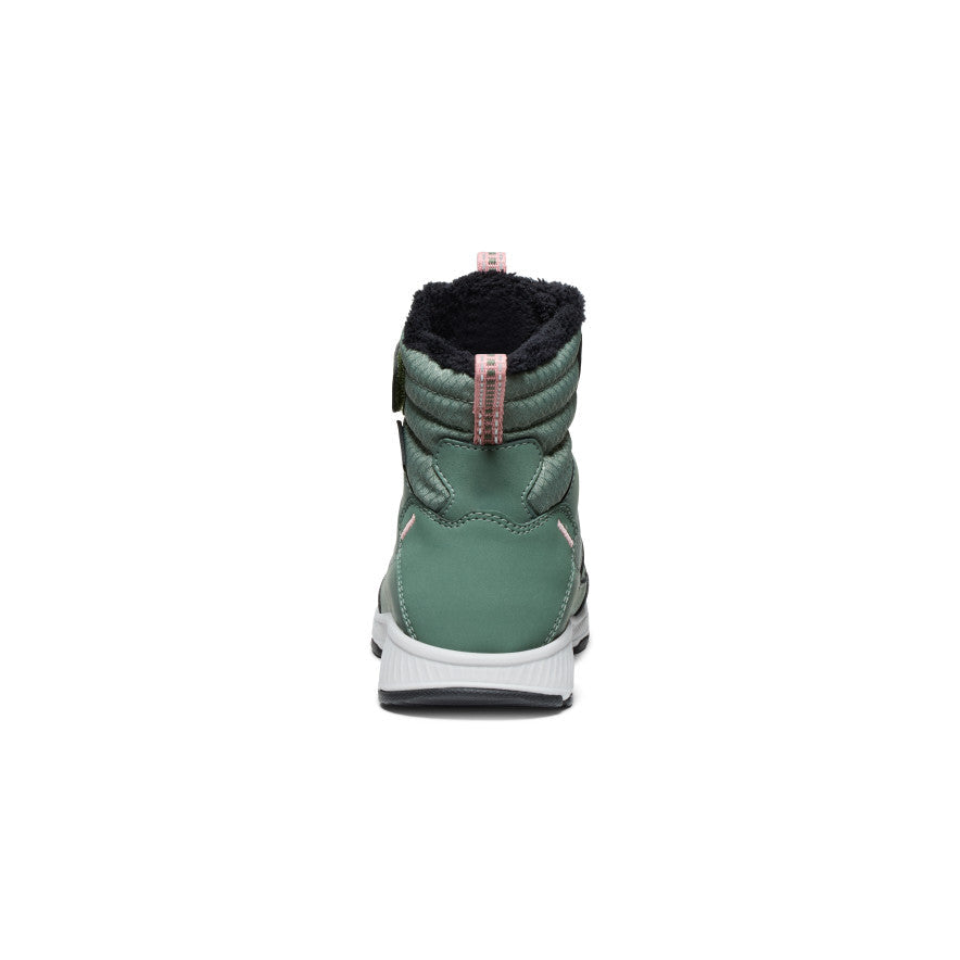 Keen Little Kids' Skua Waterproof Winter Boot Dark Forest/Rose Elegance