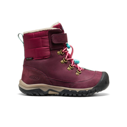 Keen Big Kids' Kanibou Waterproof Winter Boot Fig/Pink Lemonade