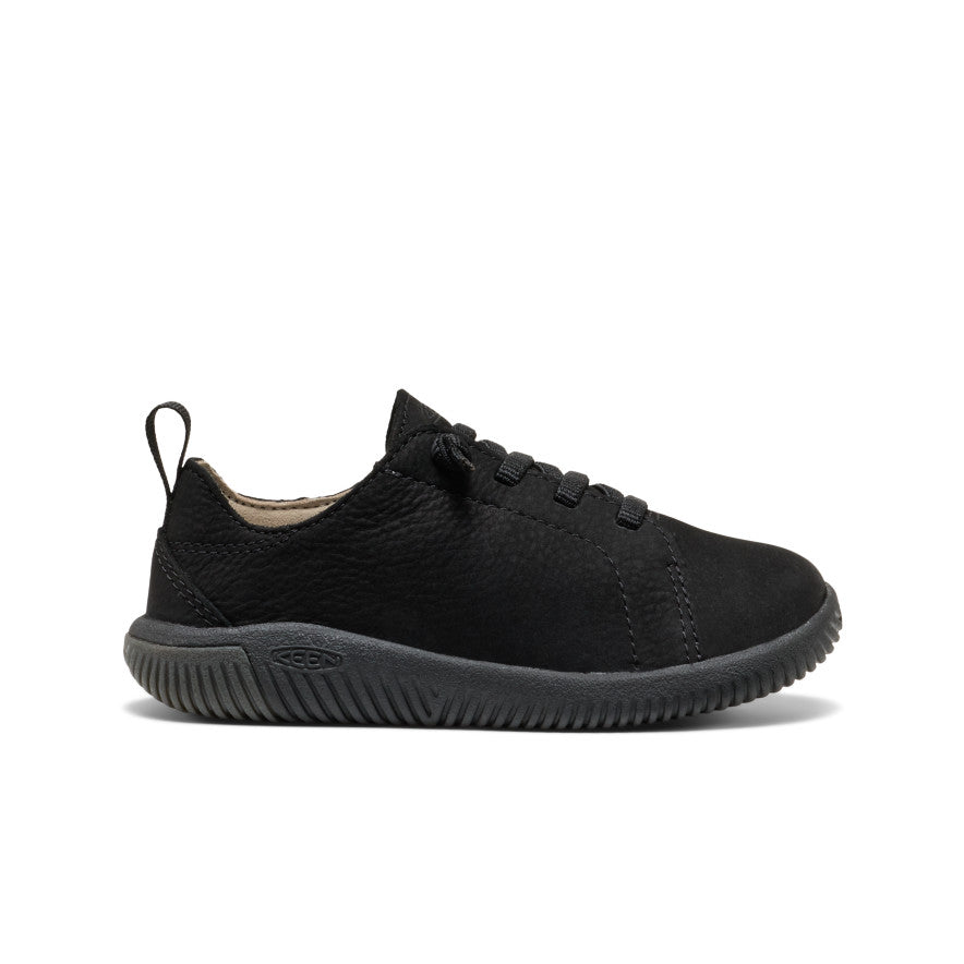 Keen Little Kids' KNX Leather Sneaker Triple Black