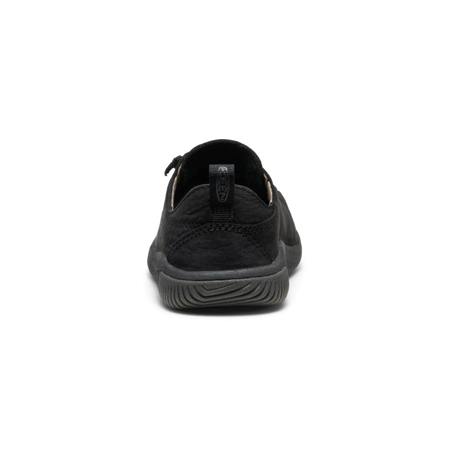 Keen Little Kids' KNX Leather Sneaker Triple Black