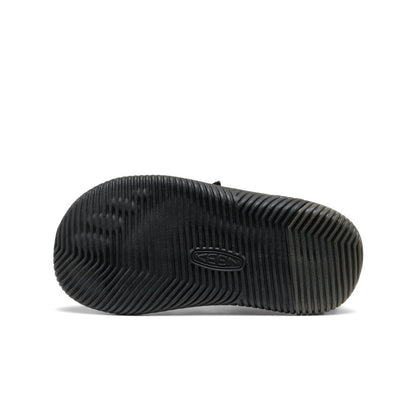 Keen Little Kids' KNX Leather Sneaker Triple Black
