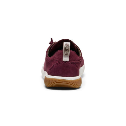 Keen Big Kids' KNX Leather Sneaker Fig/Star White