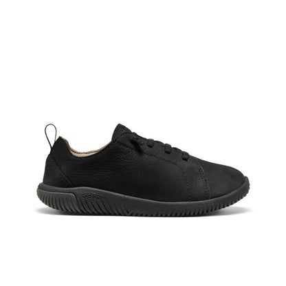 Keen Big Kids' KNX Leather Sneaker Triple Black