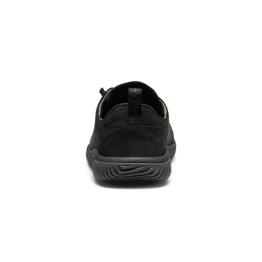 Keen Big Kids' KNX Leather Sneaker Triple Black