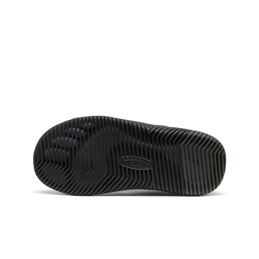 Keen Big Kids' KNX Leather Sneaker Triple Black