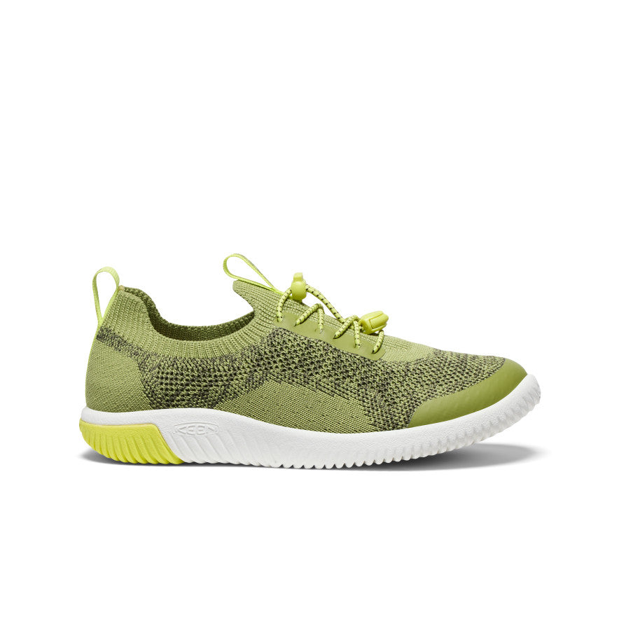 Keen Big Kids' KNX Knit Sneaker Iguana/Evening Primrose